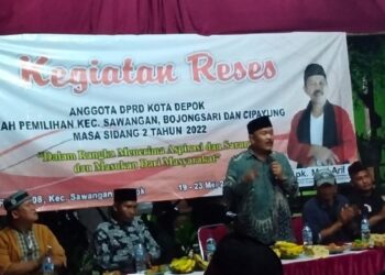 Reses Anggota DPRD Kota Depok Dibanjiri Emak-Emak