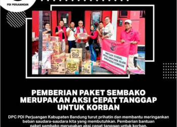 PDI Perjuangan Turunkan Baguna, Luthfi: Bantuan Kami Gabungan dari Fraksi dan DPC