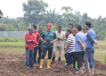 Perkuat Ketahanan Pangan, Tri Adhianto Meninjau Persiapan Kebun DPC PDI Perjuangan Kota Bekasi