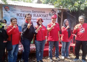 Dukung Program Kebun Rakyat, PDI Perjuangan Kota Cirebon Tanam Pohon