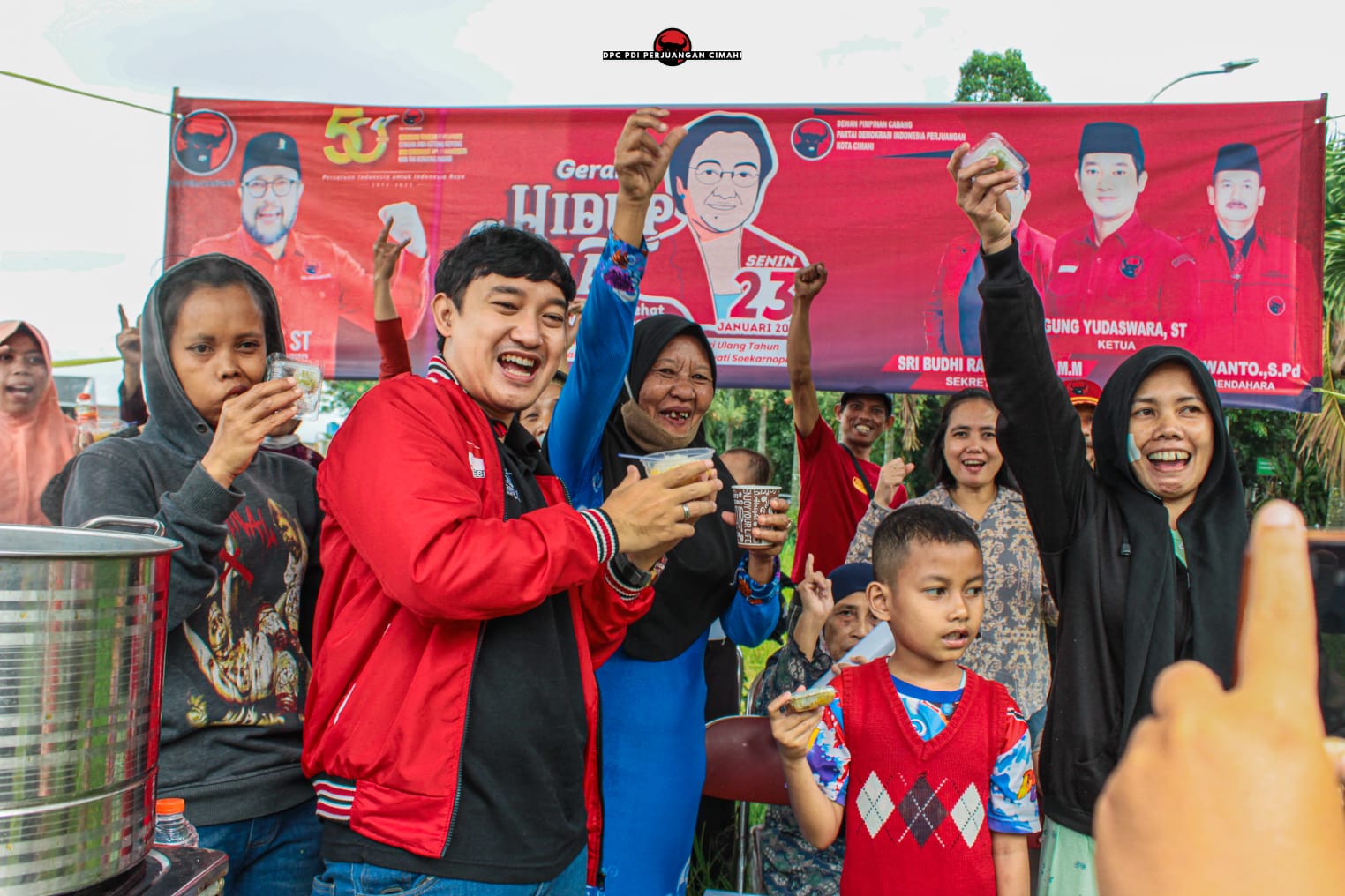 Megawati Soekarnoputri Ultah Ke 76 Pdi Perjuangan Kota Cimahi Gelar