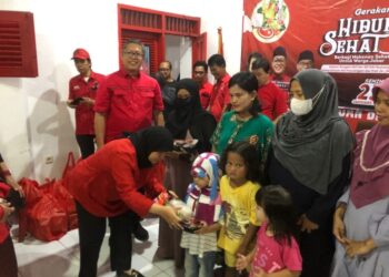 Tebar Makanan Sehat Saat HUT Ketum Megawati, PDIP Kota Bogor Konsisten Perangi Stunting