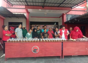 DPC PDI Perjuangan Purwakarta Laksanakan Giat PMT Untuk Balita Stunting dan Bumil