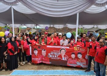 Peringati Ulang Tahun Megawati Soekarnoputri, PDI Perjuangan Kota Sukabumi Lakukan Gerakan Hidup Sehat Bersama Ibu Hamil & Balita