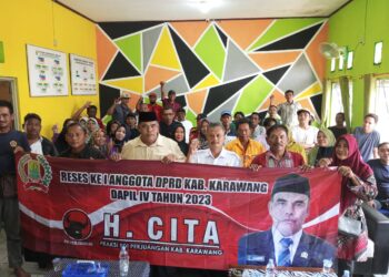 Serap Aspirasi Dewan Dapil IV Reses di Desa Linggarsari Telagasari