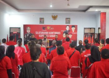 Kapolres Subang Silaturahmi Kamtibmas dengan Pengurus DPC PDI Perjuangan Subang