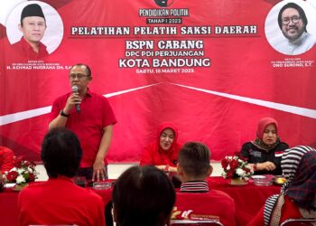 Siapkan Saksi dan Pelatih Saksi, BSPNC PDI Perjuangan Kota Bandung Gelar PPSD