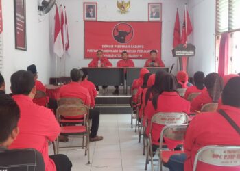 DPC PDI Perjuangan Indramayu Bersama Bacaleg Gelar Konsolidasi Pemenangan Pemilu 2024