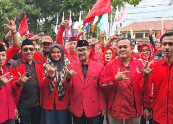 Daftarkan Bacaleg di KPU, PDI Perjuangan Kabupaten Cirebon Targetkan Menang Pemilu 2024