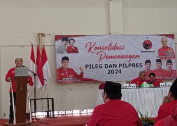 Banteng Kuningan Gelar Konsolidasi Pemilu 2024, Ketut Sustiawan Ingatkan Kader Gotong Royong Bantu Masyarakat