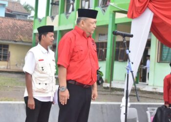 Peringati Hari Lahir Pancasila, DPC PDI Perjuangan Kabupaten Tasikmalaya Gelar Upacara di Pesantren