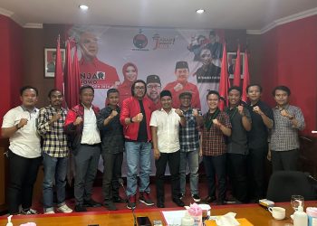 Sesalkan Pembakaran Bendera di Jakarta, HMI Sowan ke Kantor PDI Perjuangan Jabar