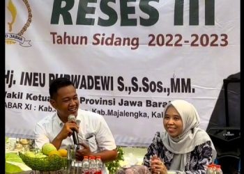 Ineu Purwadewi Serap Aspirasi Masyarakat Desa Karyamukti Kecamatan Tomo dalam Lanjutan Reses III Tahun Sidang 2022-2023