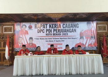 DPC PDI Perjuangan Kota Bekasi Gelar Rapat Kerja Cabang III, Konsolidasi Pemenangan Pileg dan Pilpres 2024