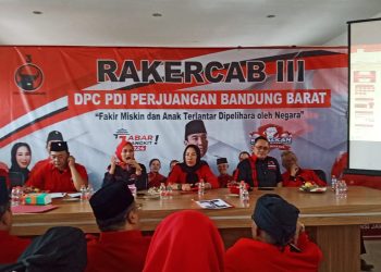 Upaya Wujudkan Hattrick, DPC PDI Perjuangan Kabupaten Bandung Barat Gelar Rakercab III