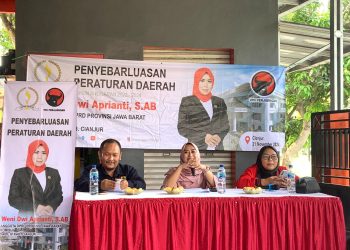 DPRD Jabar Weni Dwi Aprianti Sosialisasikan Perda Penyelenggaraan Perlindungan Perempuan di Kabupaten Cianjur