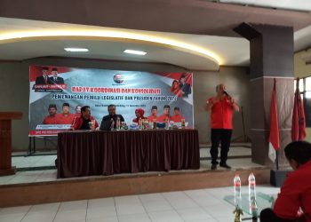 Gelar Rapat Koordinasi dan Konsolidasi, DPC PDI Perjuangan Sumedang Targetkan 14 Kursi DPRD