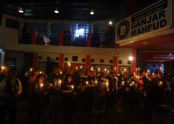 Relawan Ganjar-Mahfud Gelar Aksi Solidaritas untuk Korban Kekerasan di Sleman dan Boyolali