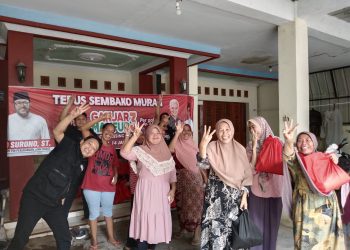 TKRPP Indramayu Gelar Ganjar Mahfud Canvassing Day, Dari Bazar Murah dan Door To Door Datangi Warga
