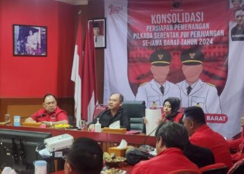 Rapat Konsolidasi PDI Perjuangan Jabar Dihadiri 76 Balonkada dari 14 DPC