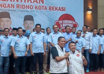 Tri Adhianto-Abdul Harris Lantik Tim Pemenangan untuk Pilkada Bekasi, Ini Daftarnya
