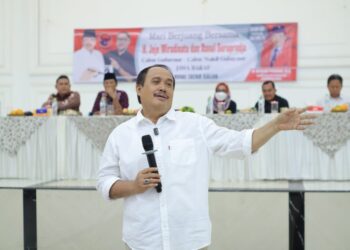 Silaturahmi Bersama Warga Ciamis, Cagub Jeje Gaungkan Program Jabar Merata