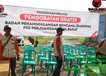 Bantu Korban Banjir Garut, Tim Baguna Jabar Dirikan Posko Layanan Kesehatan Gratis