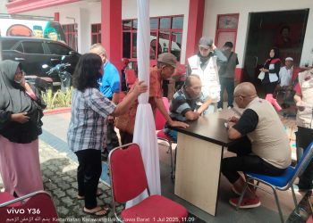 Perkuat Pelayanan Rakyat, Baguna Jabar Hadirkan Layanan Kesehatan Gratis di Karawang